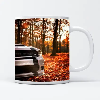 Dodge Durango RT White Autumn Forest