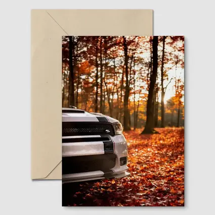 Dodge Durango RT White Autumn Forest