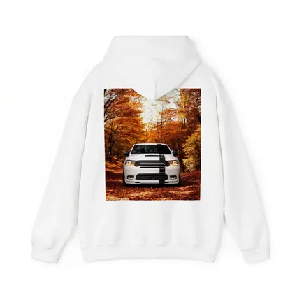Dodge Durango White SUV Autumn Forest