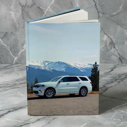 Dodge Durango SUV Snow Capped Mountain Backdrop