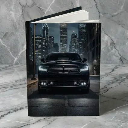 Dodge Durango Black SUV City Night