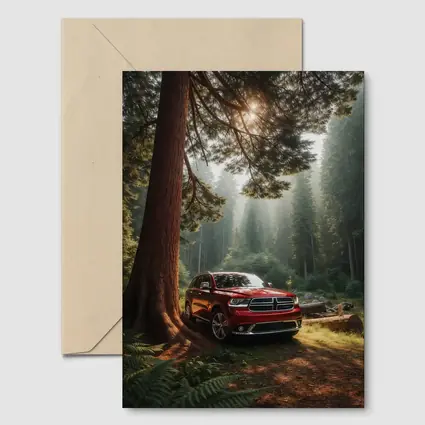 Dodge Durango SUV Deep Forest Setting