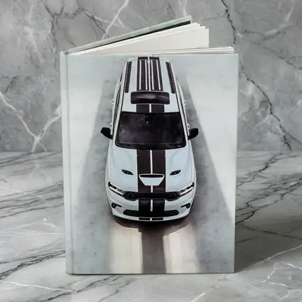Dodge Durango SRT White Racing Stripes Overhead