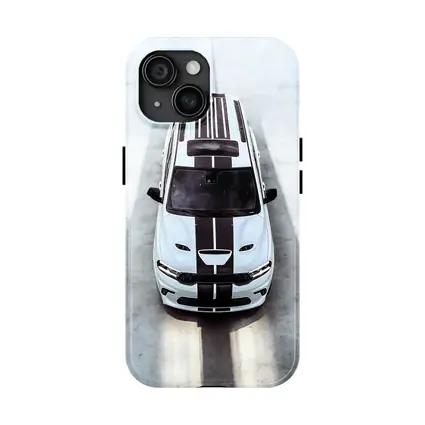 Dodge Durango SRT White Racing Stripes Overhead