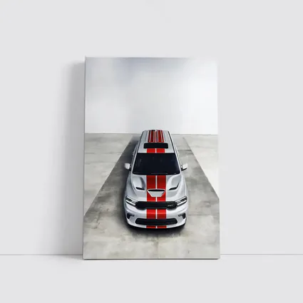 Dodge Durango SRT Silver Red Stripes Studio