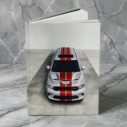 Dodge Durango SRT Silver Red Stripes Studio
