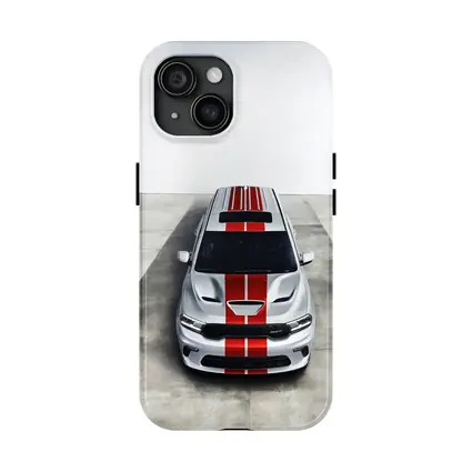 Dodge Durango SRT Silver Red Stripes Studio