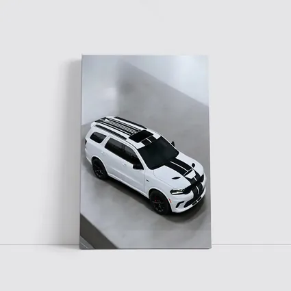 Dodge Durango SRT White Racing Stripes Studio