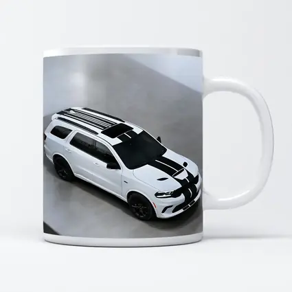 Dodge Durango SRT White Racing Stripes Studio