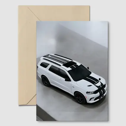 Dodge Durango SRT White Racing Stripes Studio