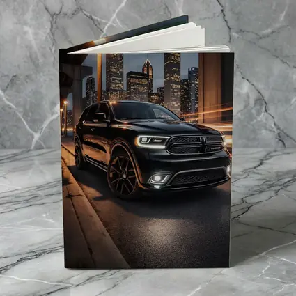 Dodge Durango Black SUV City Night