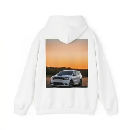 Dodge Durango SRT White Sunset Sky