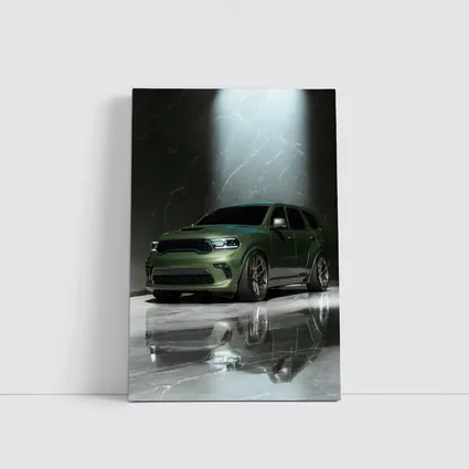 Dodge Durango Green SUV Marble Studio
