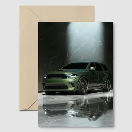 Dodge Durango Green SUV Marble Studio