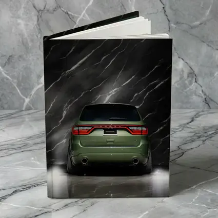 Dodge Durango Green Rear Marble Background