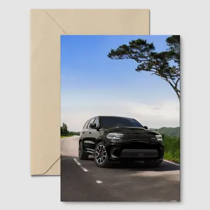 Dodge Durango Black SUV Open Road