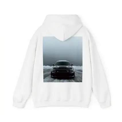 Dodge Charger SRT Black Snow Winter Scene