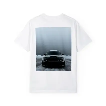 Dodge Charger SRT Black Snow Winter Scene
