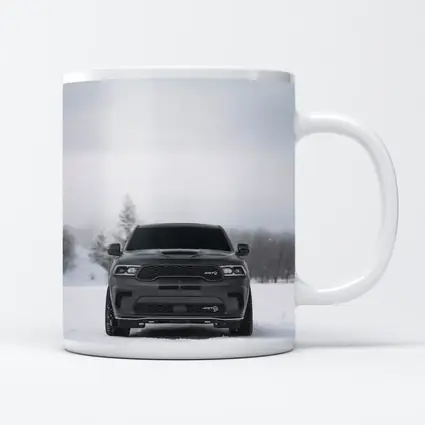 Dodge Durango SRT Front View Winter Snow