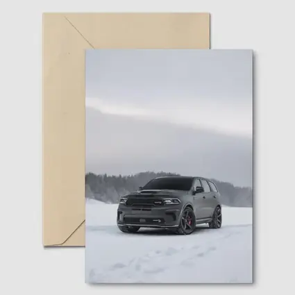 Dodge Durango SRT Matte Black Winter Snow