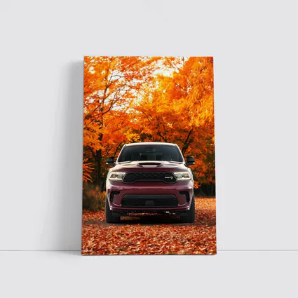 Dodge Durango SRT Front View Autumn Trees