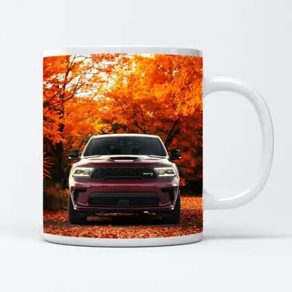 Dodge Durango SRT Front View Autumn Trees