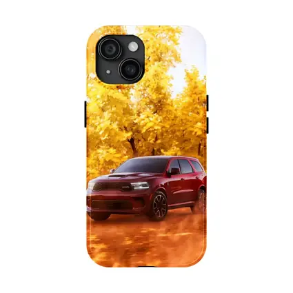 Dodge Durango SRT Red Autumn Forest Drive