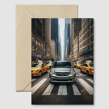 Dodge Grand Caravan New York City Street