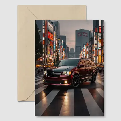 Dodge Grand Caravan Tokyo City Night