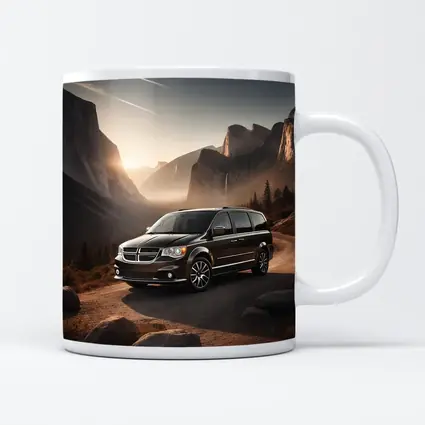 Dodge Grand Caravan Mountain Sunset Landscape
