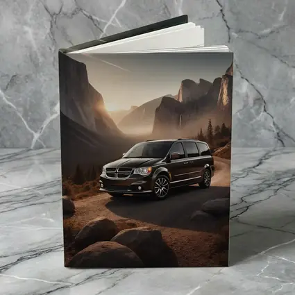Dodge Grand Caravan Mountain Sunset Landscape