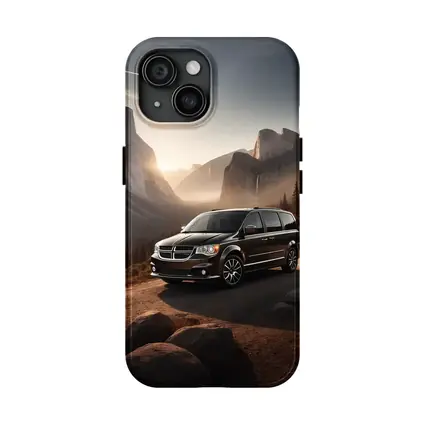 Dodge Grand Caravan Mountain Sunset Landscape
