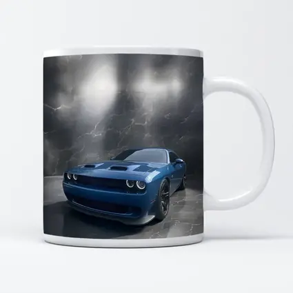 Dodge Challenger Hellcat Blue Marble Studio