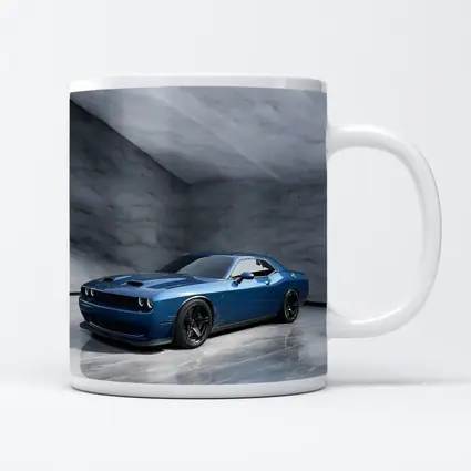 Dodge Challenger Hellcat Blue Marble Studio