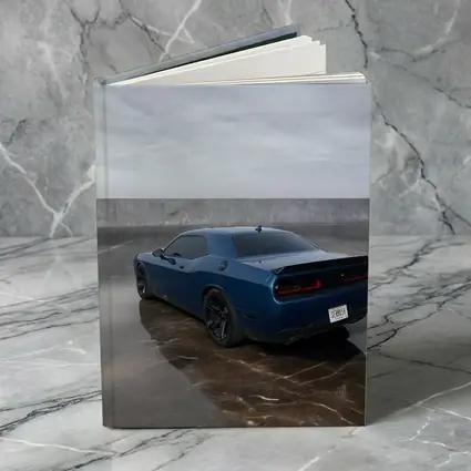 Dodge Challenger Hellcat Blue Marble Background