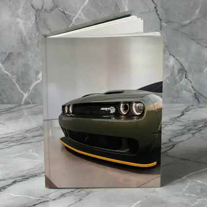 Dodge Challenger SRT Hellcat Green Front View