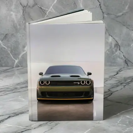 Dodge Challenger SRT Hellcat Green Front View