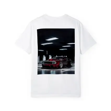 Dodge Challenger Red Wide Body Parking Garage