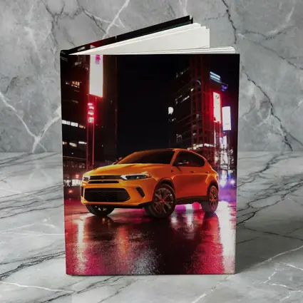 Dodge Hornet Orange SUV City Night