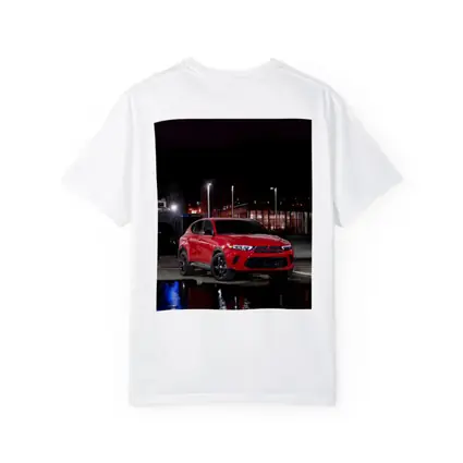Dodge Hornet Red SUV Wet Night Street