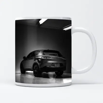 Dodge Hornet SUV Dark Garage Black White