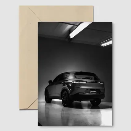 Dodge Hornet SUV Dark Garage Black White