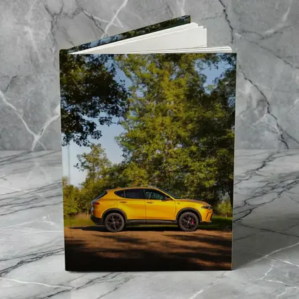 Dodge Hornet Yellow SUV Green Trees