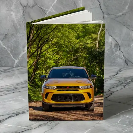 Dodge Hornet Yellow SUV Forest Trail
