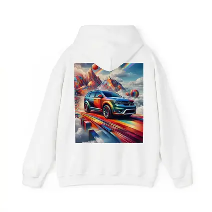Dodge Journey Bold Colorful Abstract Sky Art