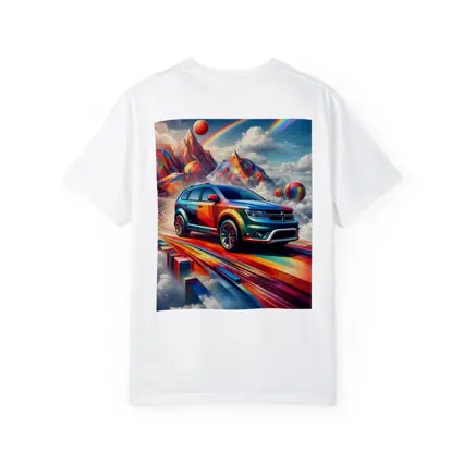 Dodge Journey Bold Colorful Abstract Sky Art