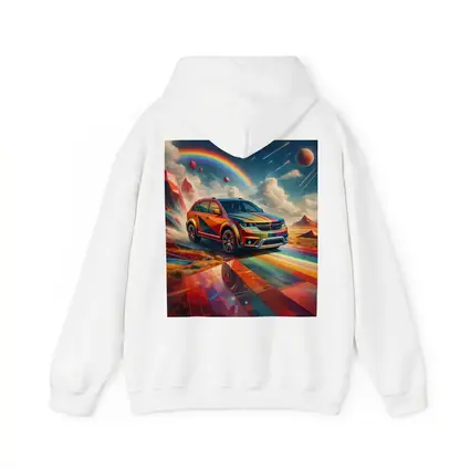 Dodge Journey SUV Rainbow Cosmic Art