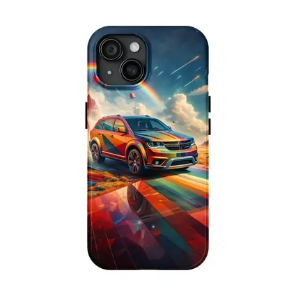 Dodge Journey SUV Rainbow Cosmic Art