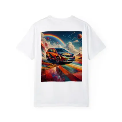 Dodge Journey SUV Rainbow Cosmic Art