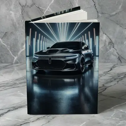 Dodge Charger Black Neon Light Studio